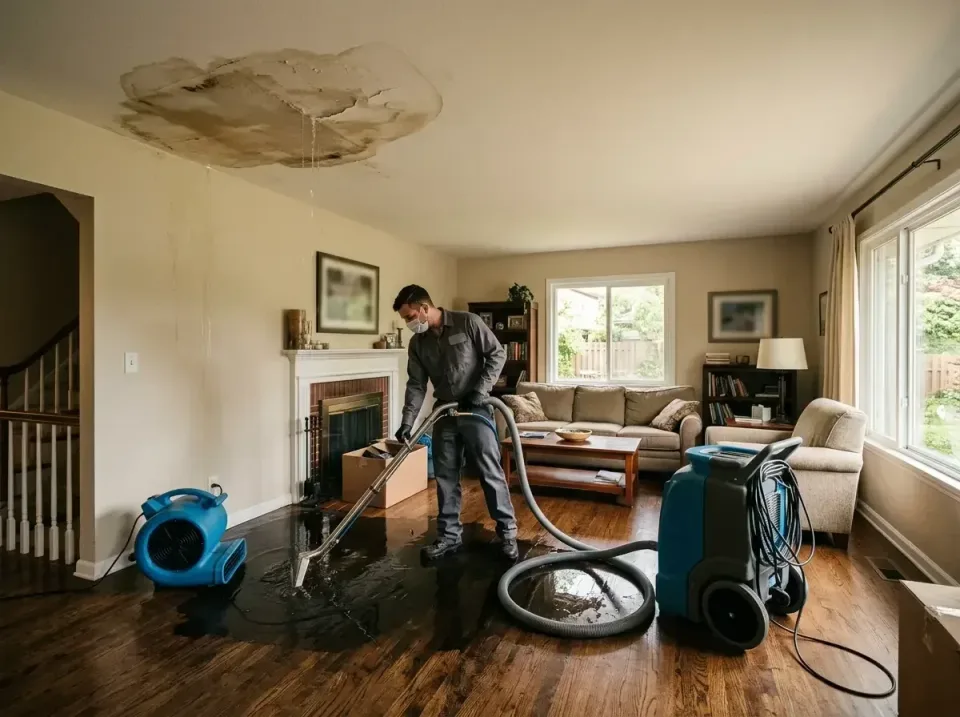 attic-pipe-burst-ceiling-drip-008 — frequently asked questions, Water Damage Restoration & Carpet Care in Seat Pleasant, MD